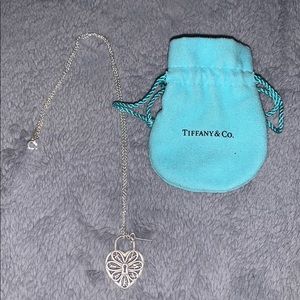 Tiffany & Co. Heart Lock & Key Necklace